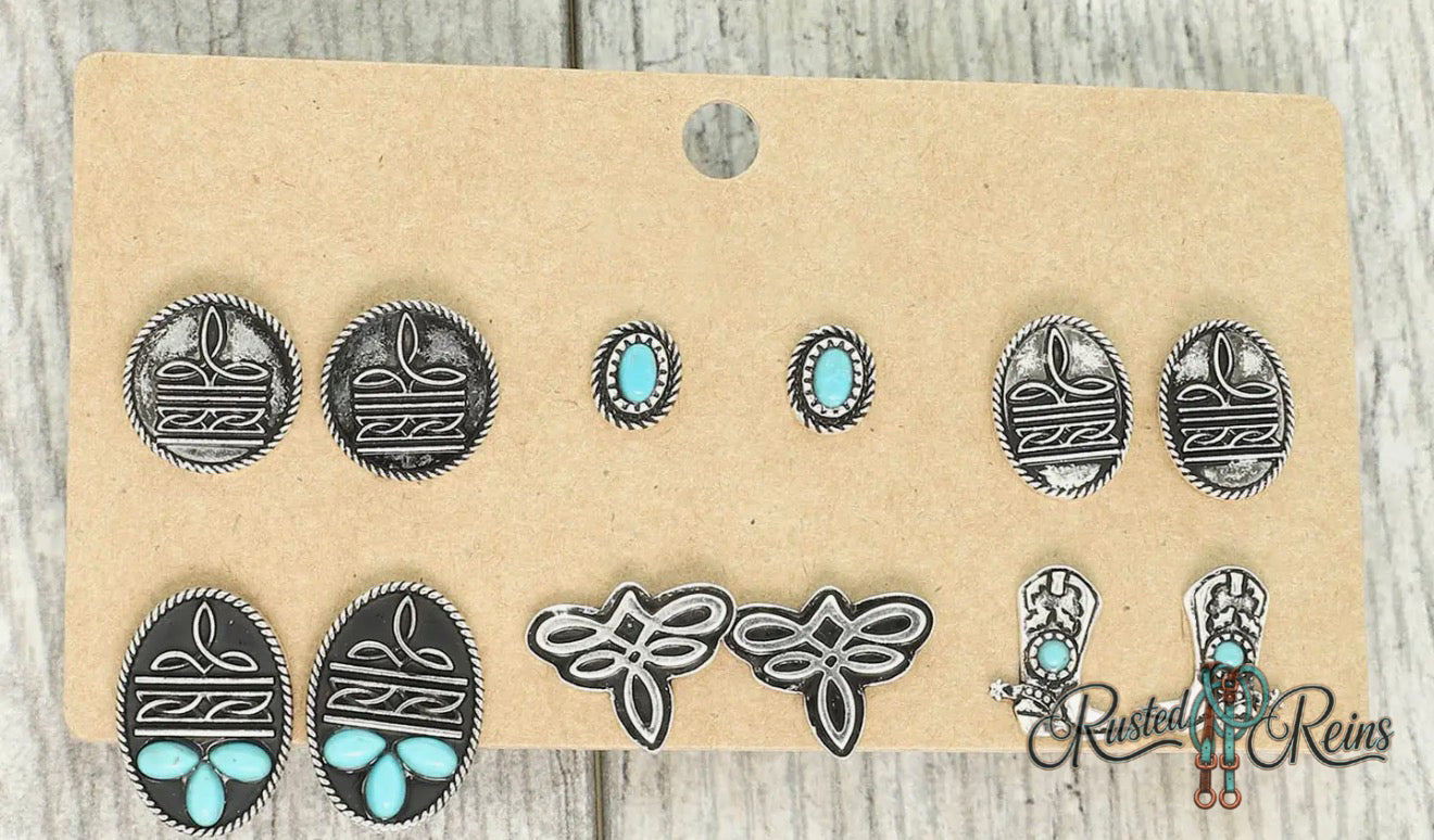 Boot Stitch Earrings